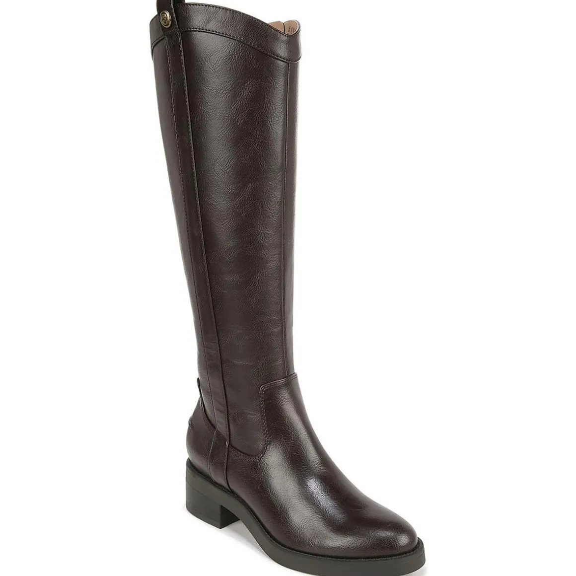 Bridgett Faux Leather Riding Knee-High Boots