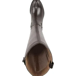 Bridgett Faux Leather Riding Knee-High Boots