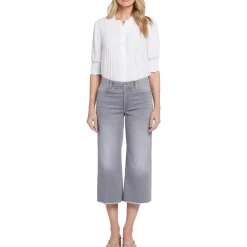 Brigitte High-Rise Cotton Capri Pants