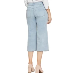 Brigitte High-Rise Denim Capri Pants