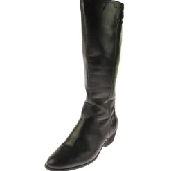 Brilliance Wide Calf Faux Leather Riding Boots