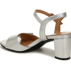 Bristol Ornament Buckle Faux Leather Ankle Strap