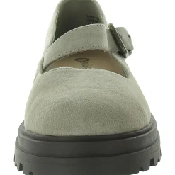 Britt Buckle Faux Suede Mary Janes