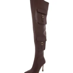 Brittany Buckle Pumps Thigh-High Boots