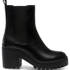 Brooklan Faux Leather Lug Sole Chelsea Boots