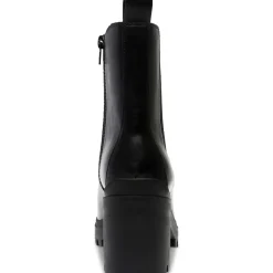 Brooklan Faux Leather Lug Sole Chelsea Boots