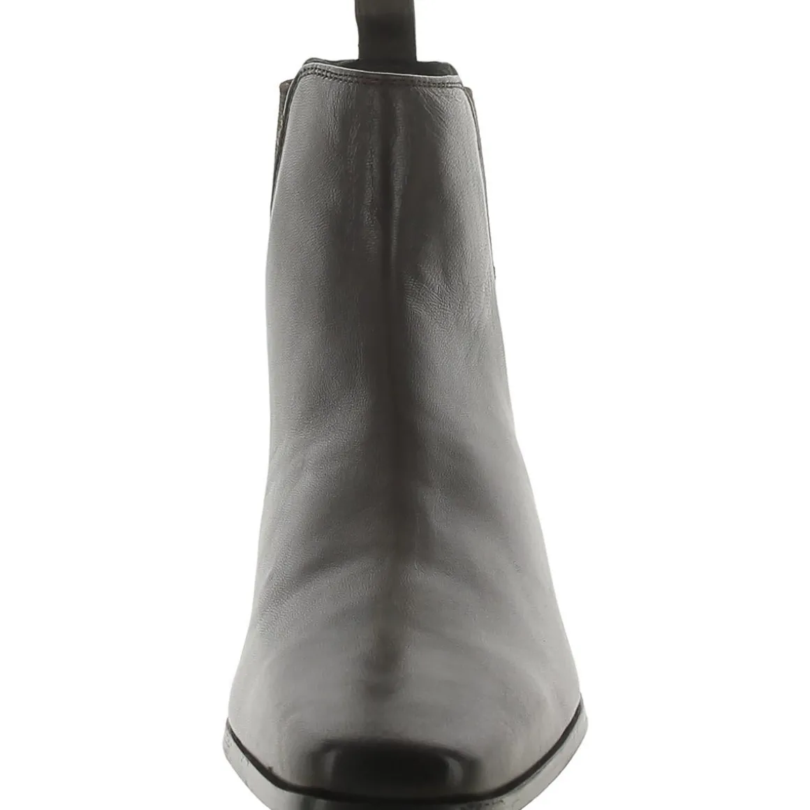 Brooklee Leather Square Toe Booties