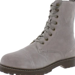Bruna Zipper Ankle Combat & Lace-up Boots