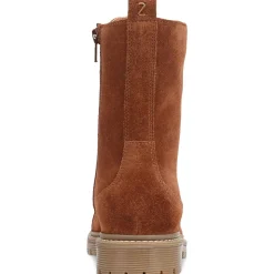 Bruna Zipper Ankle Combat & Lace-up Boots