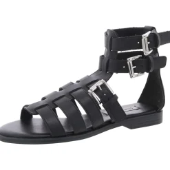 Bruno Adjustable Faux Leather Ankle Strap