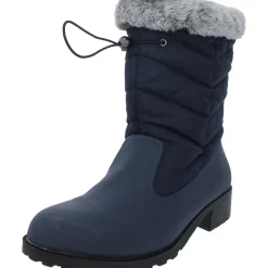 Bryce Faux Fur Lined Zipper Mid-Calf Boots