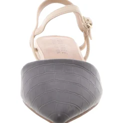 Brynn Faux Leather Pointed Toe Kitten Heels