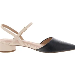 Brynn Faux Leather Pointed Toe Kitten Heels