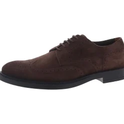 Bucature Forma Wingtip Derby Lace-Up Leather Derby Shoes