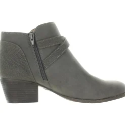 Buckle Faux Suede Booties