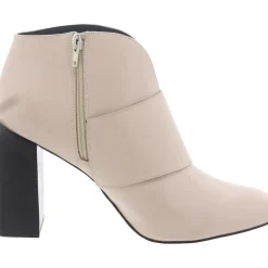 Buckle Leather Ankle Boots