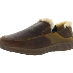 Bulgan Faux Fur Inserts Slip On Loafer Slippers