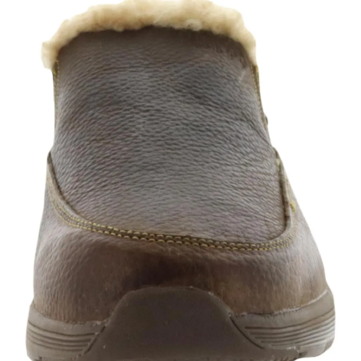 Bulgan Faux Fur Inserts Slip On Loafer Slippers