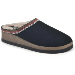 Bundle Up Wool Blend Slip On Slide Slippers