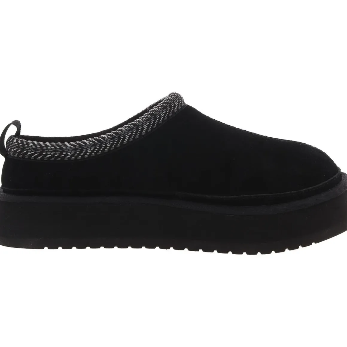 Burree Embroidered Faux Shearling Loafer Slippers