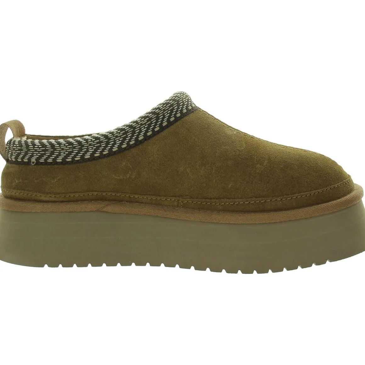 Burree Embroidered Faux Shearling Loafer Slippers