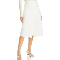 Button Pocket Wrap Skirt