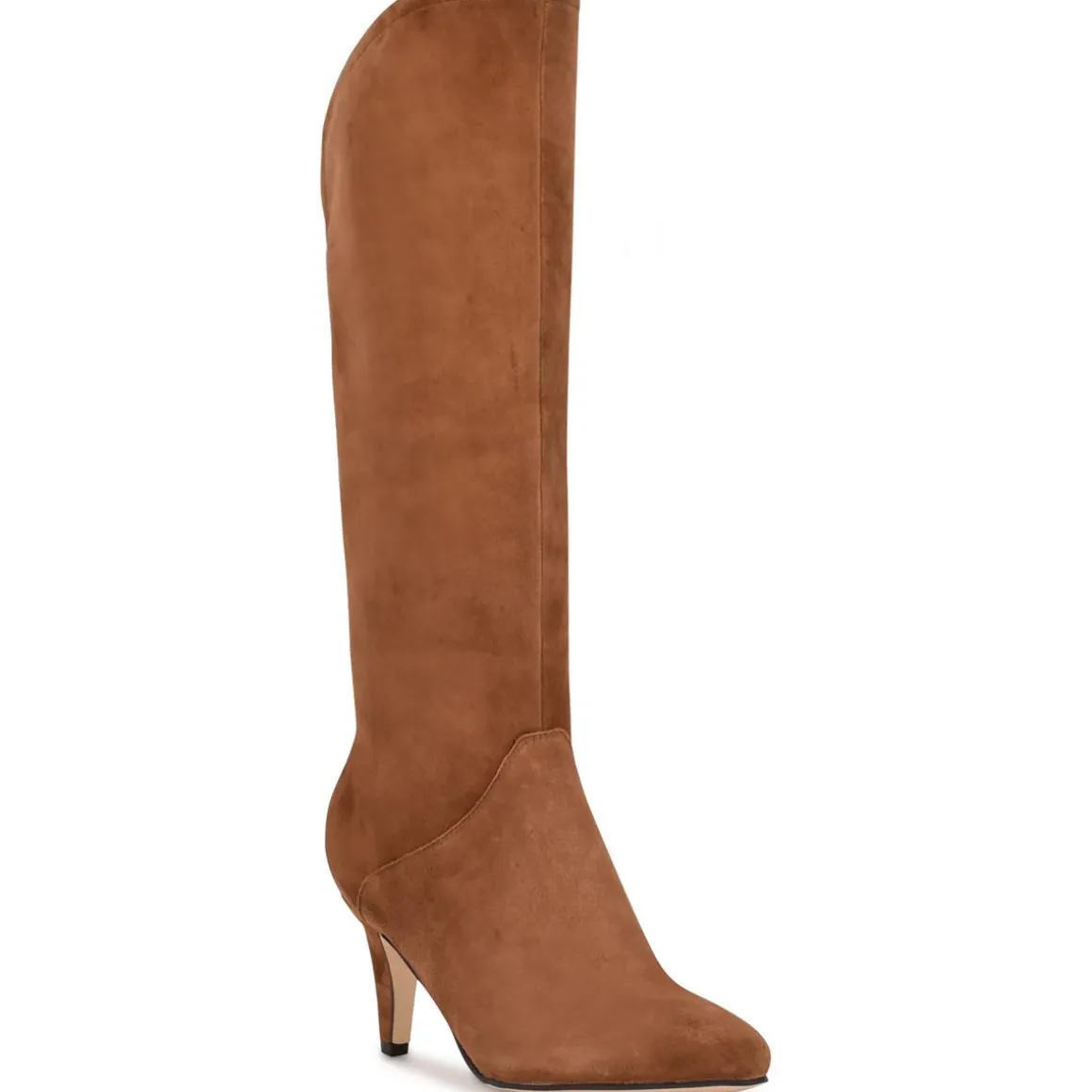 Buyah Suede Pull On Mid-Calf Boots