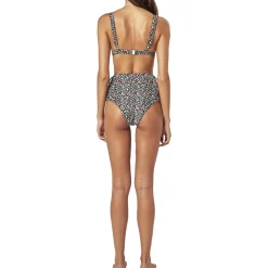 Cabana Printed High Waisted Tie Front Brief