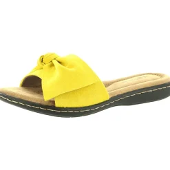 Cabana Suede Slip On Slide Sandals