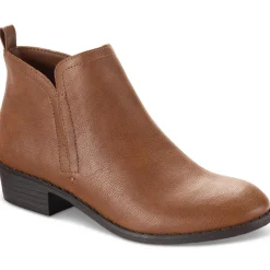 Cadee Faux Leather Zipper Ankle Boots