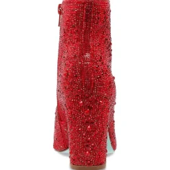 Cady Embellished Block Heel Ankle Boots