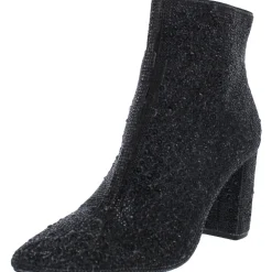 Cady Embellished Block Heel Ankle Boots