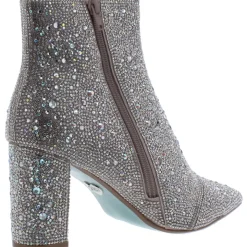 Cady Embellished Block Heel Ankle Boots
