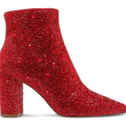 Cady Embellished Block Heel Ankle Boots