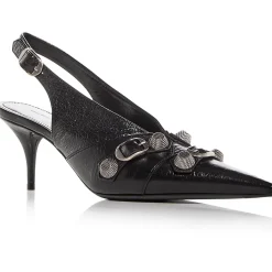 Cagole Slingback Leather Ankle Strap