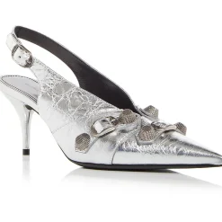 Cagole Slingback Leather Ankle Strap