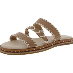 Caia Padded Insole Leather Slide Sandals