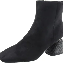 CALEENA Faux Suede Ankle Boots