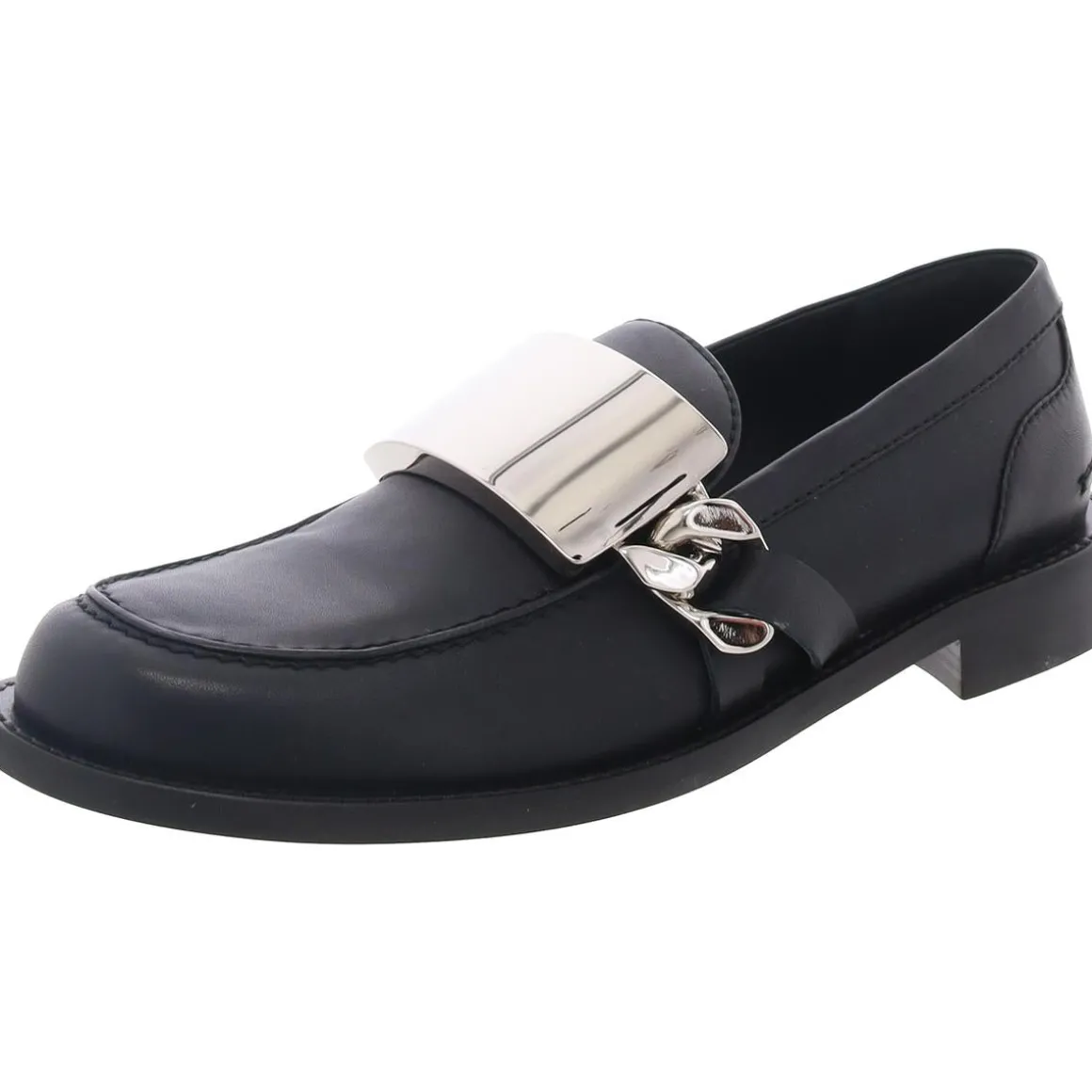 Calf Willer Chain Leather Loafers