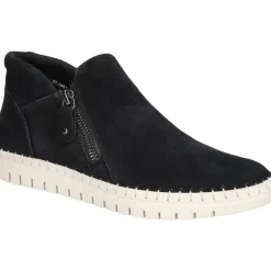 Camberly Suede Moc Toe Ankle Boots