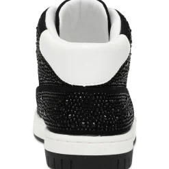Camelott Embellished Faux Leather High-Top Sneakers