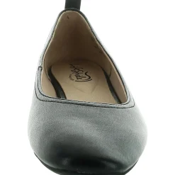 Cameo Faux Leather Round Toe Loafers