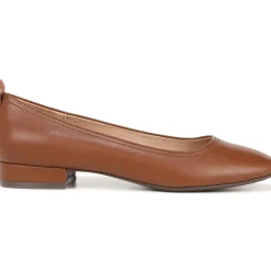 Cameo Faux Leather Round Toe Loafers
