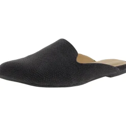 Camron Textured Faux Leather Mules