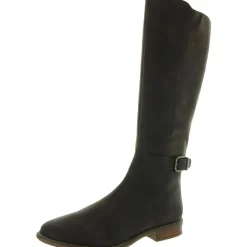 Camzin Branch Buckle Leather Knee-High Boots