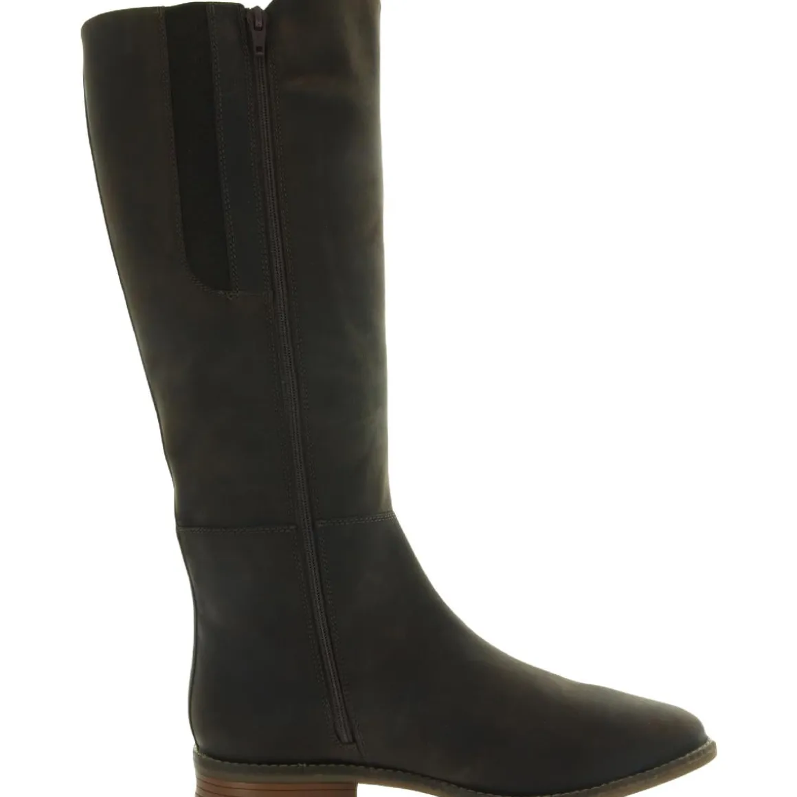 Camzin Branch Buckle Leather Knee-High Boots