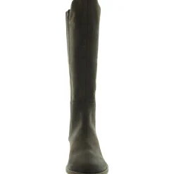 Camzin Branch Buckle Leather Knee-High Boots