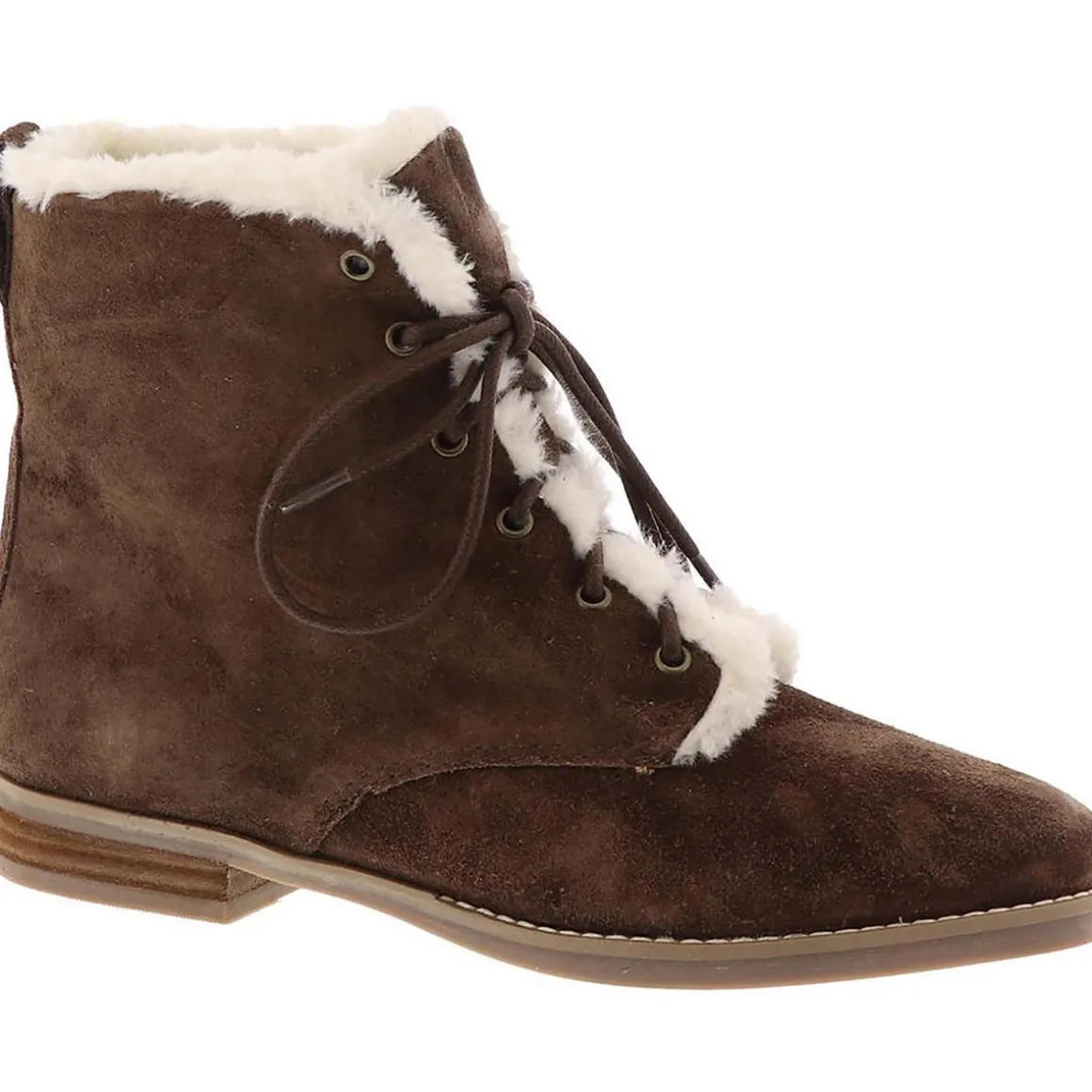 Canyon Suede Faux Fur Lined Ankle Boots