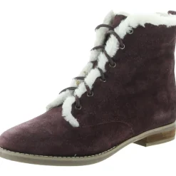 Canyon Suede Faux Fur Lined Ankle Boots