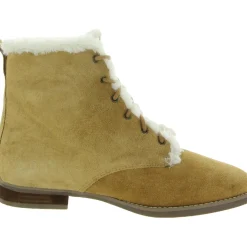 Canyon Suede Faux Fur Lined Ankle Boots